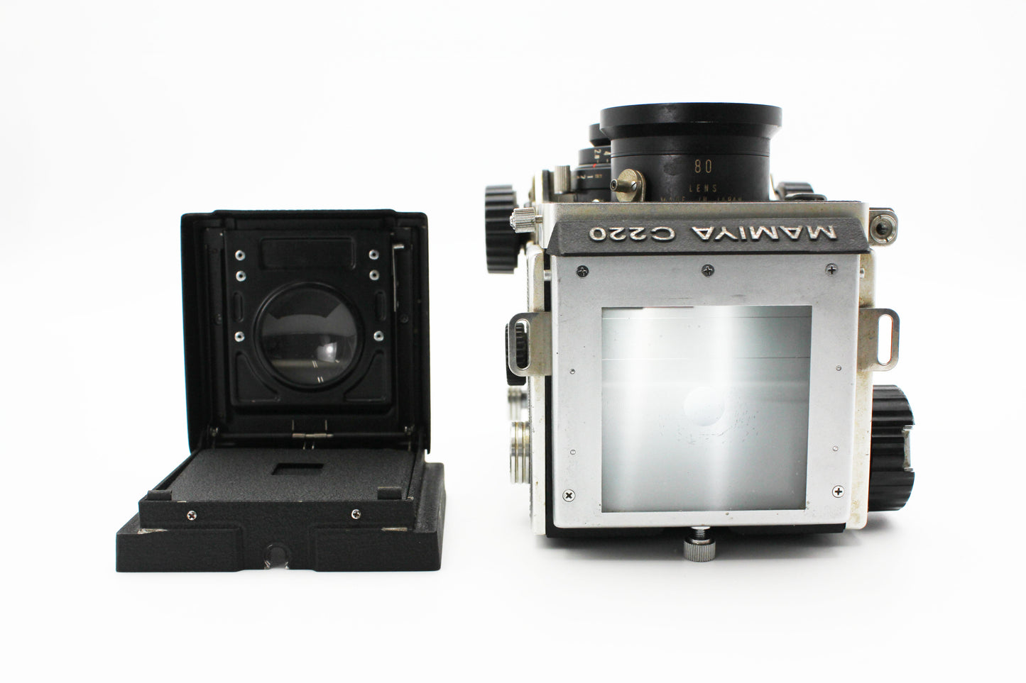 Mamiya C220 Pro 6x6 TLR Film Camera Sekor 80mm f/2.8 from JAPAN【Exc+3】