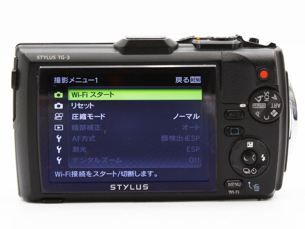 OLYMPUS TOUGH STYLUS TG-3 16MP Waterproof Digital Camera Black from JAPAN【Exc+3】