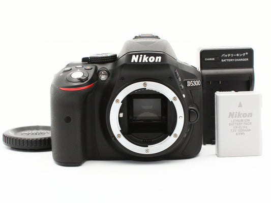 Nikon D5300 24.2MP Digital SLR Camera Black Body Count2316 from JAPAN【Mint】