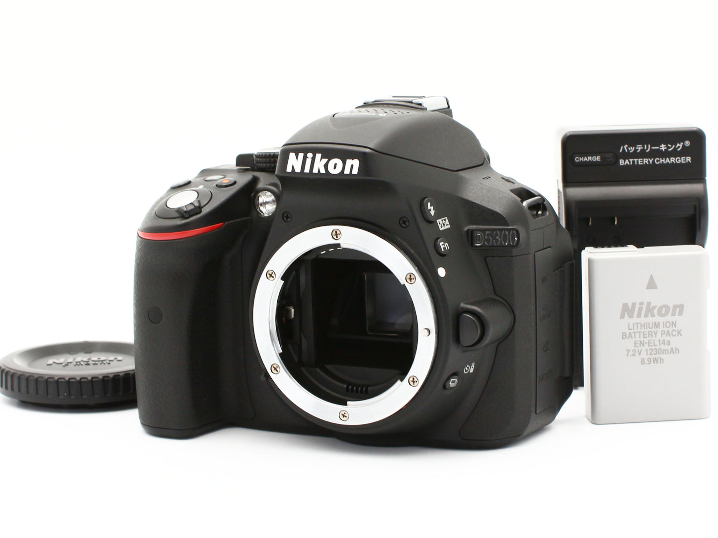 Nikon D5300 24.2MP Digital SLR Camera Black Body Count2316 from JAPAN【Mint】