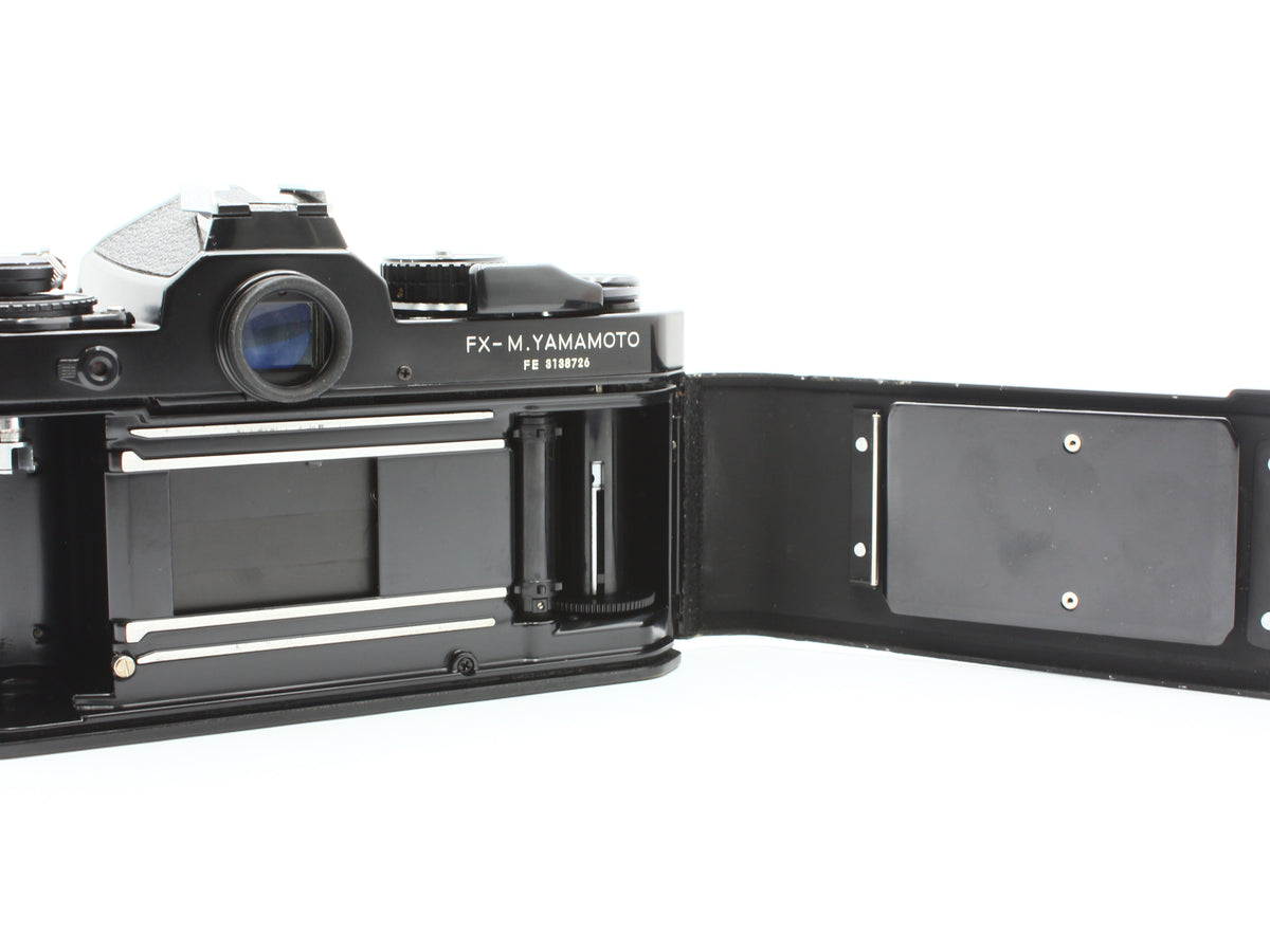 NIKON FE Black 35mm SLR Film Camera Body from JAPAN 【Exc+5】