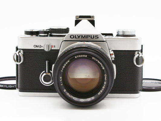 OLYMPUS OM-2N 35mm SLR Film Camera G.ZUIKO AUTO-S 50mm f/1.4 Lens JAPAN【Exc+3】