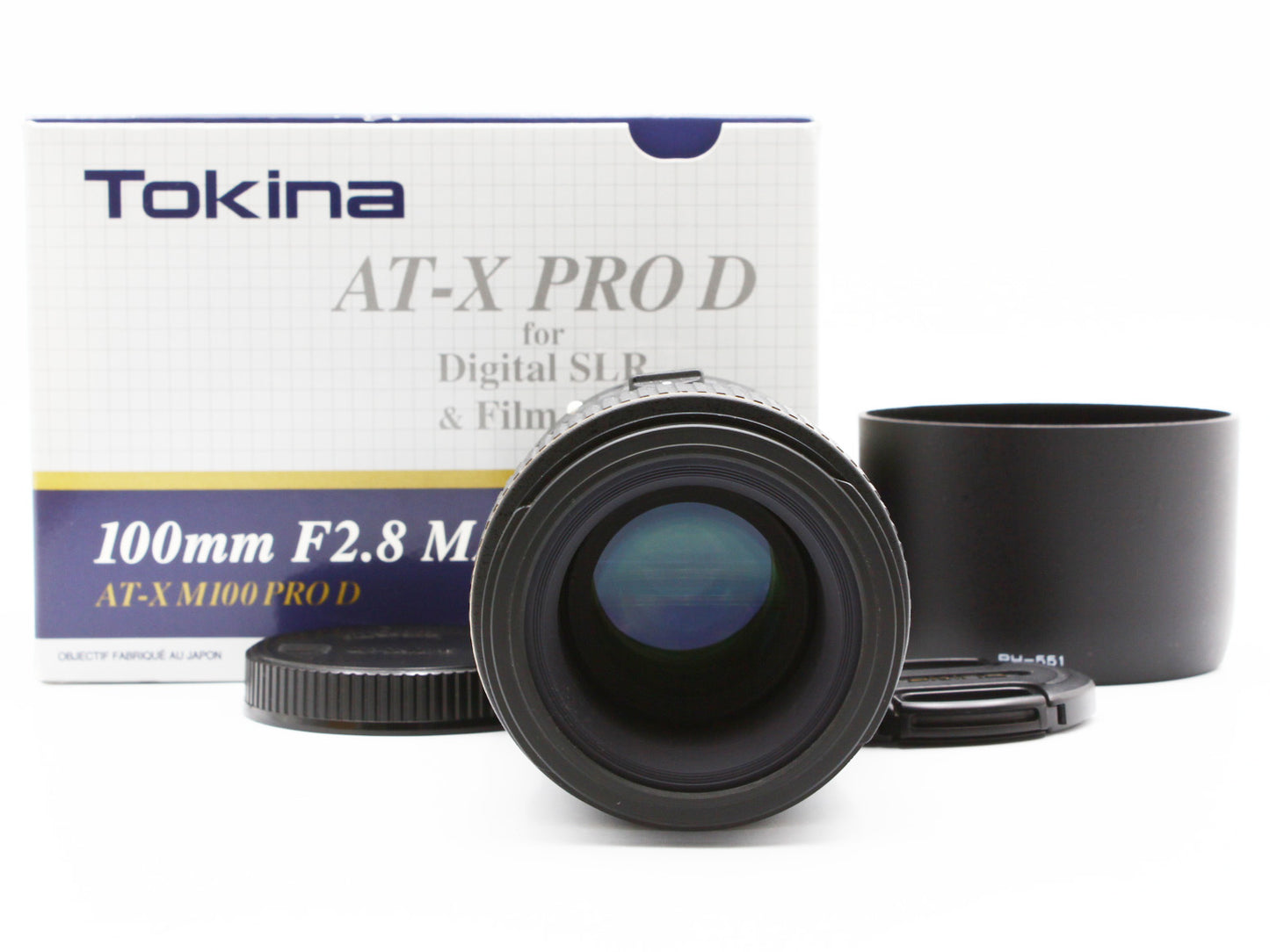 Tokina AT-X PRO Macro 100mm f/2.8 D AF Lens for Canon from JAPAN 【Exc+4】