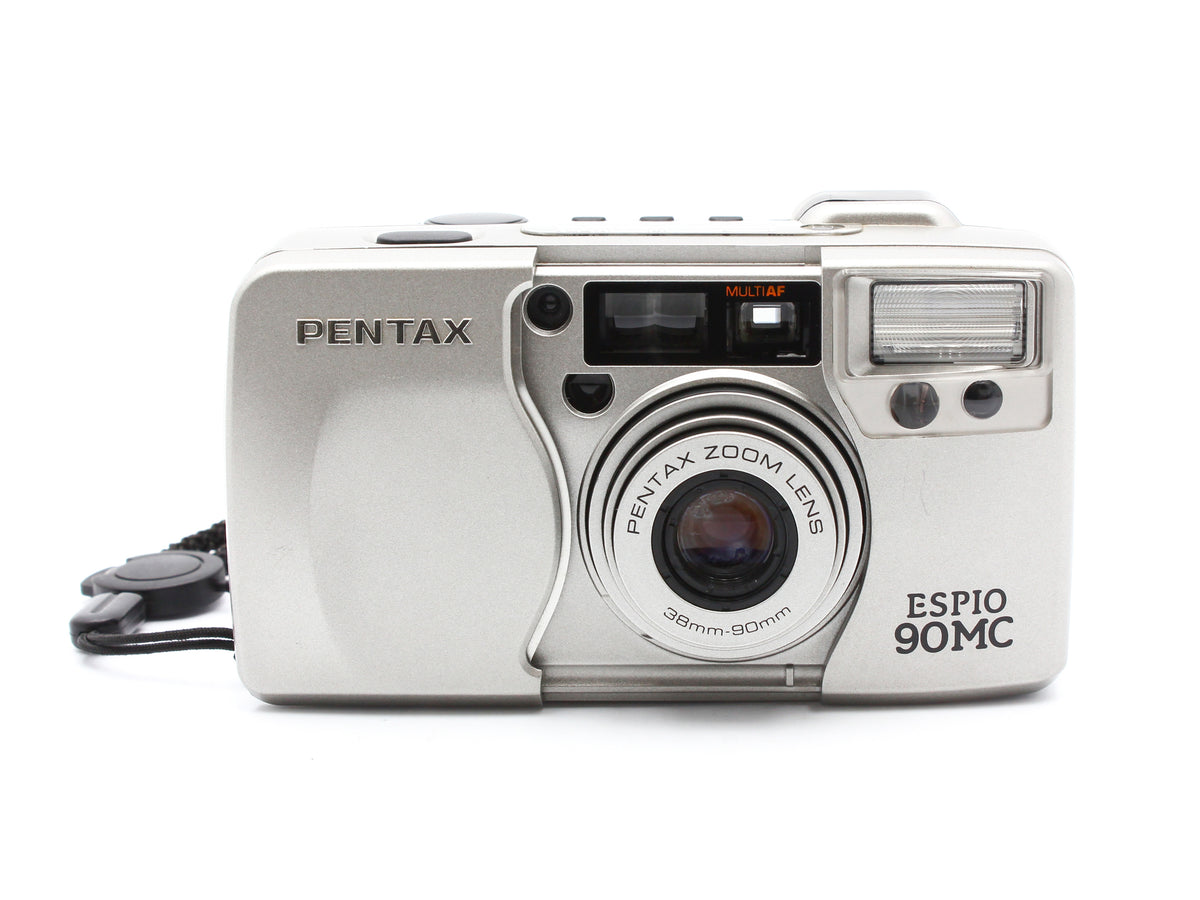 PENTAX ESPIO 90MC Silver 35mm Point & Shoot Film Camera 38-90mm Zoom【Exc+3】