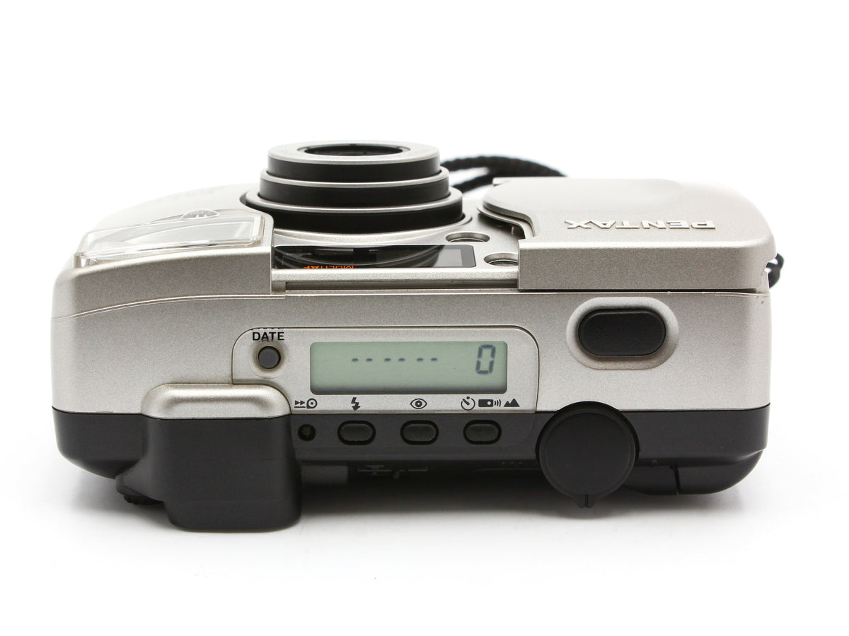 PENTAX ESPIO 90MC Silver 35mm Point & Shoot Film Camera 38-90mm Zoom【Exc+3】