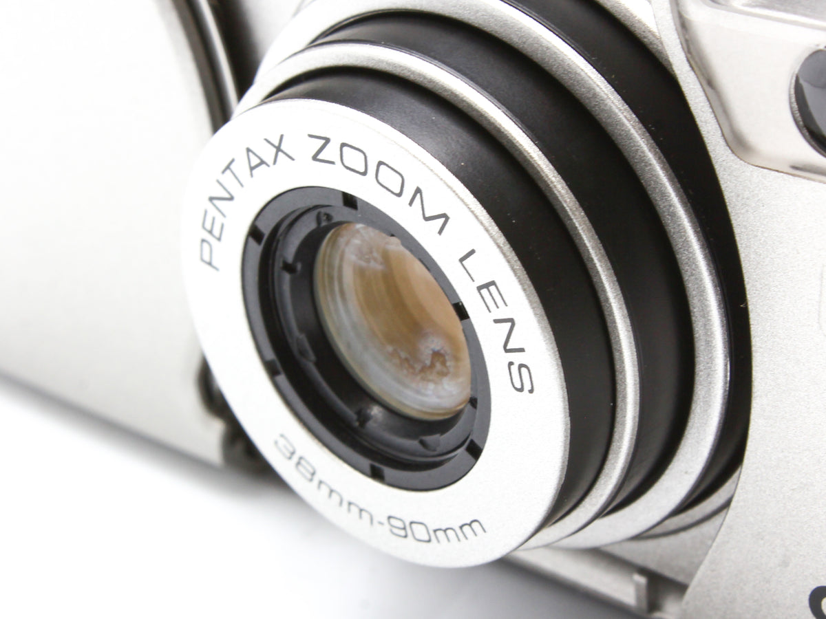 PENTAX ESPIO 90MC Silver 35mm Point & Shoot Film Camera 38-90mm Zoom【Exc+3】