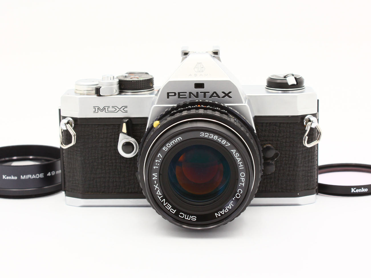 PENTAX MX SLR 35mm Film Camera SMC Pentax-M 50mm f/1.7 Lens from JAPAN【Exc+3】