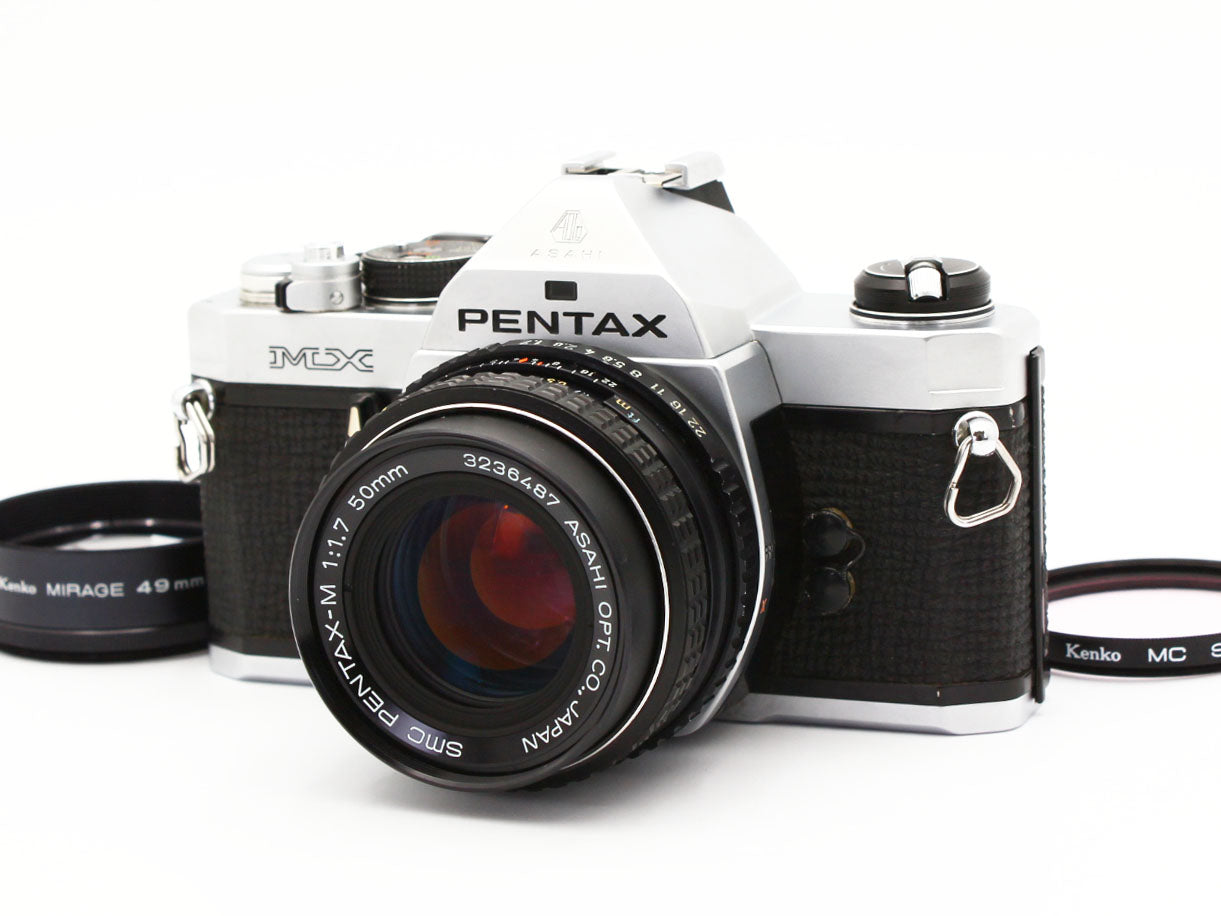 PENTAX MX SLR 35mm Film Camera SMC Pentax-M 50mm f/1.7 Lens from JAPAN【Exc+3】