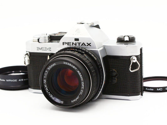 PENTAX MX SLR 35mm Film Camera SMC Pentax-M 50mm f/1.7 Lens from JAPAN【Exc+3】