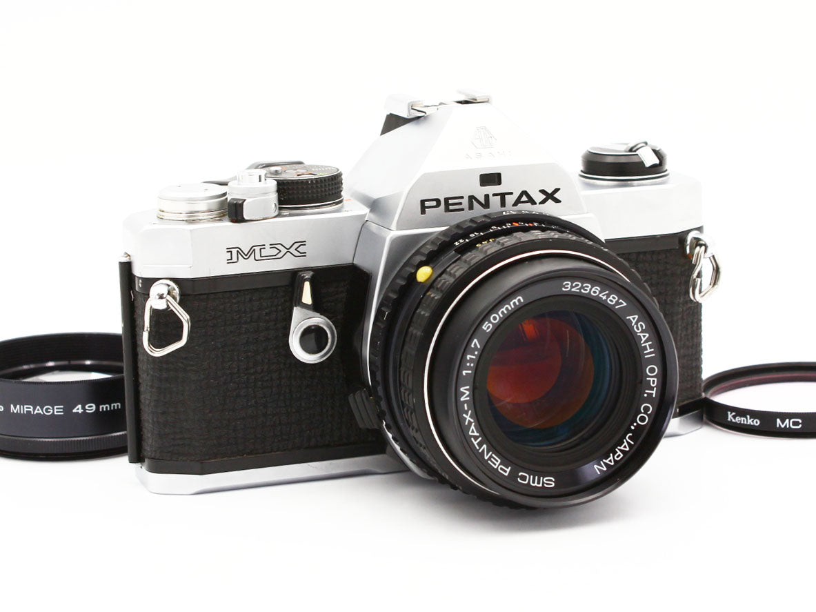 PENTAX MX SLR 35mm Film Camera SMC Pentax-M 50mm f/1.7 Lens from JAPAN【Exc+3】
