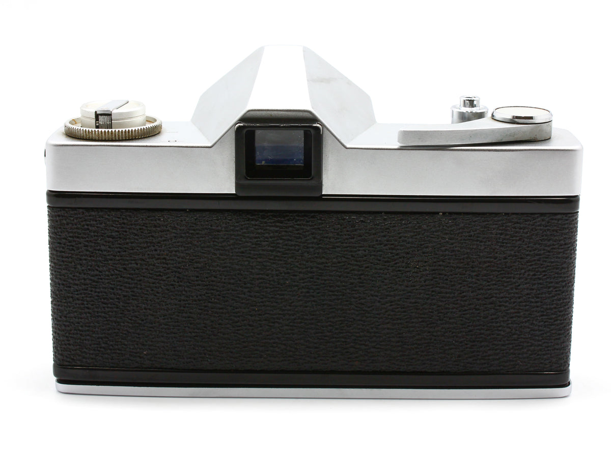 Ricoh Silver 35mm SLR Film Camera Auto Rikenon 55mm F2.8 Lens Japan【Exc+4】