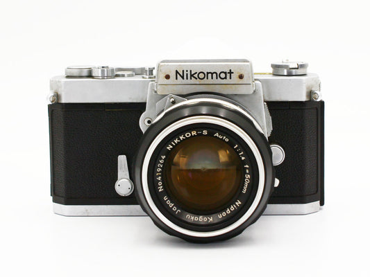 Nikon Nikomat FTN Film Camera NIKKOR-S Auto Non-Ai 50mm f/1.4 Lens JAPAN【Exc+3】