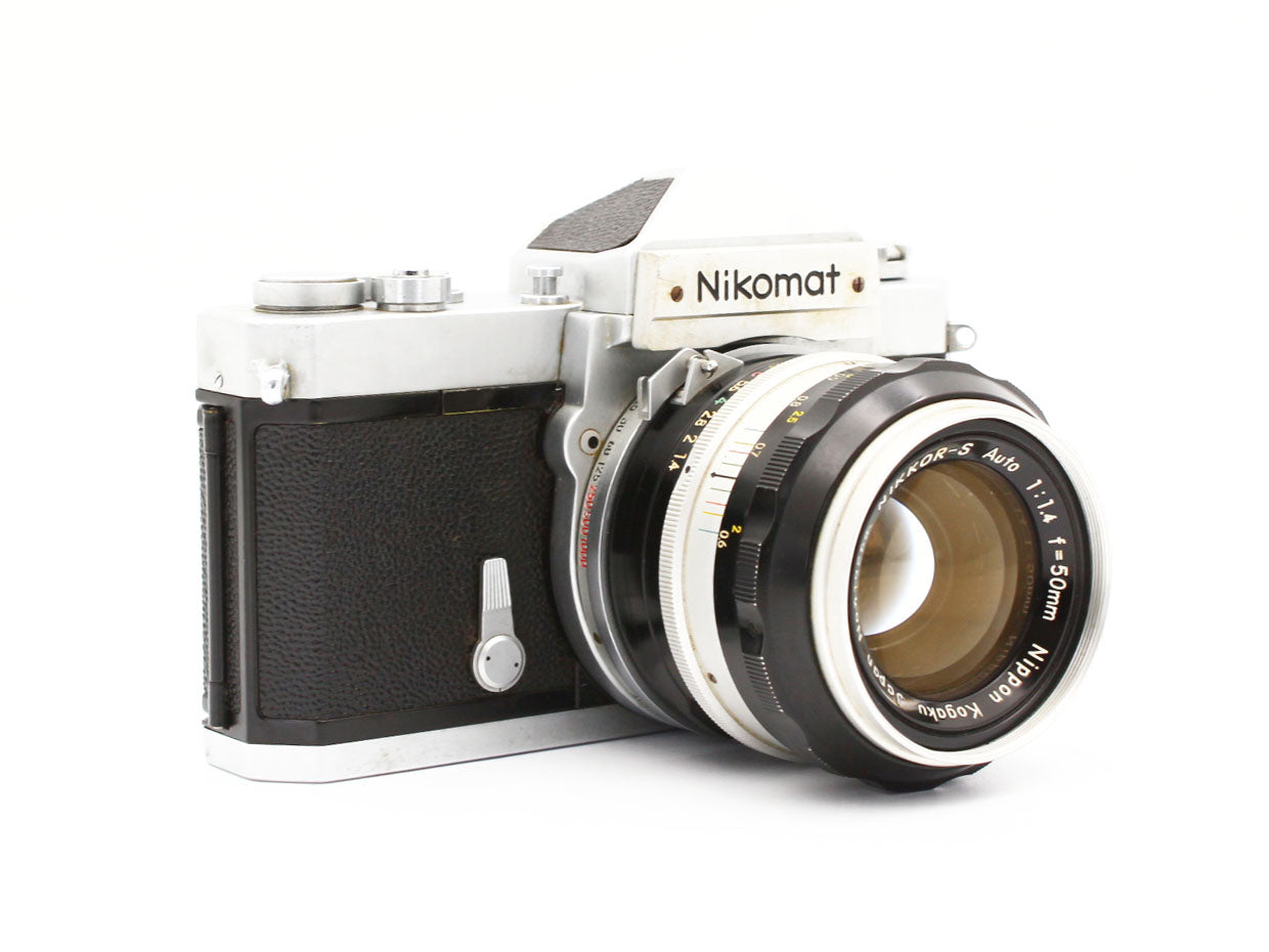 Nikon Nikomat FTN Film Camera NIKKOR-S Auto Non-Ai 50mm f/1.4 Lens JAPAN【Exc+3】