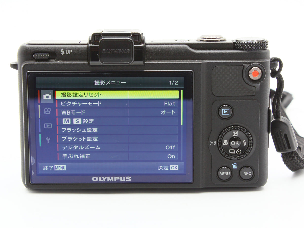 OLYMPUS XZ-1 Black Compact Digital Camera 4x Optical Zoom Lens from JAPAN【Exc+5】