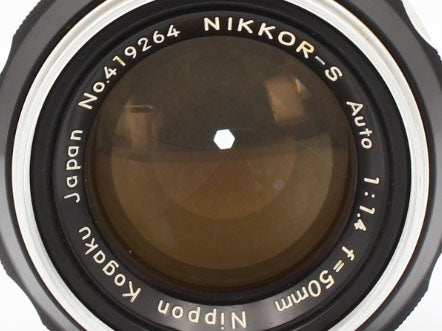 Nikon Nikomat FTN Film Camera NIKKOR-S Auto Non-Ai 50mm f/1.4 Lens JAPAN【Exc+3】