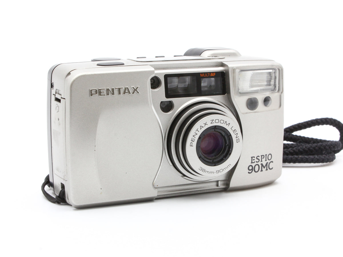 PENTAX ESPIO 90MC Silver 38-90mm Zoom Point & Shoot Film Camera Japan【Exc+4】