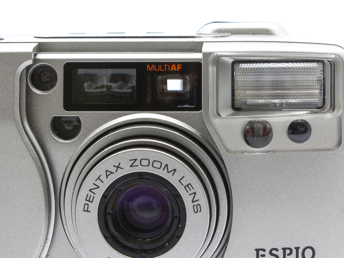 PENTAX ESPIO 90MC Silver 38-90mm Zoom Point & Shoot Film Camera Japan【Exc+4】