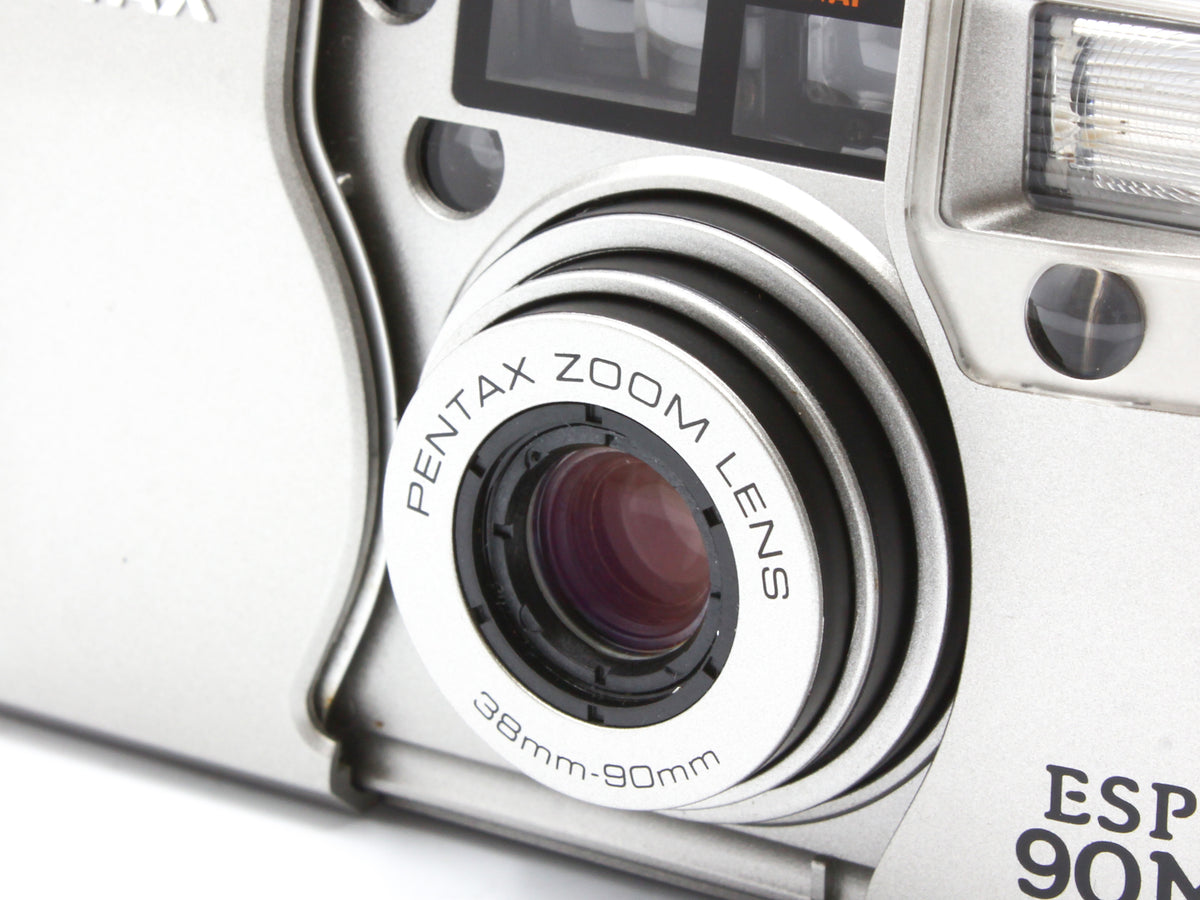 PENTAX ESPIO 90MC Silver 38-90mm Zoom Point & Shoot Film Camera Japan【Exc+4】