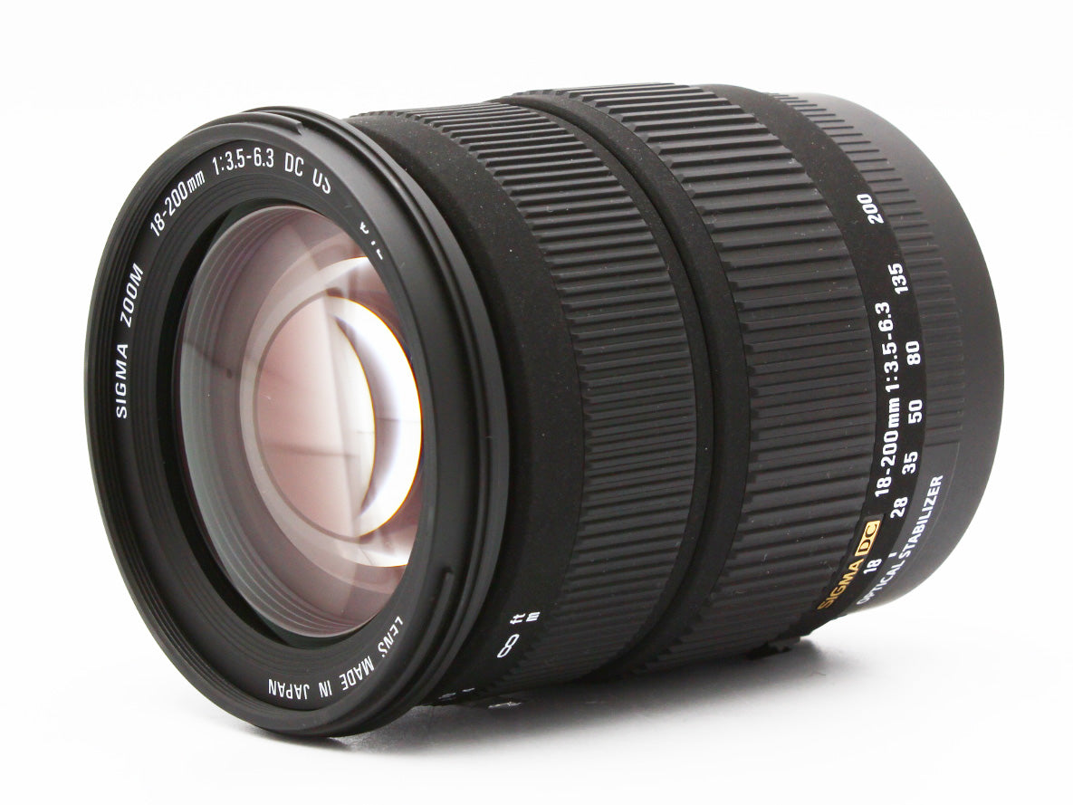 Sigma AF 18-200mm F3.5-6.3 DC OS Zoom Lens Canon EF Mount from Japan 【Exc+5】