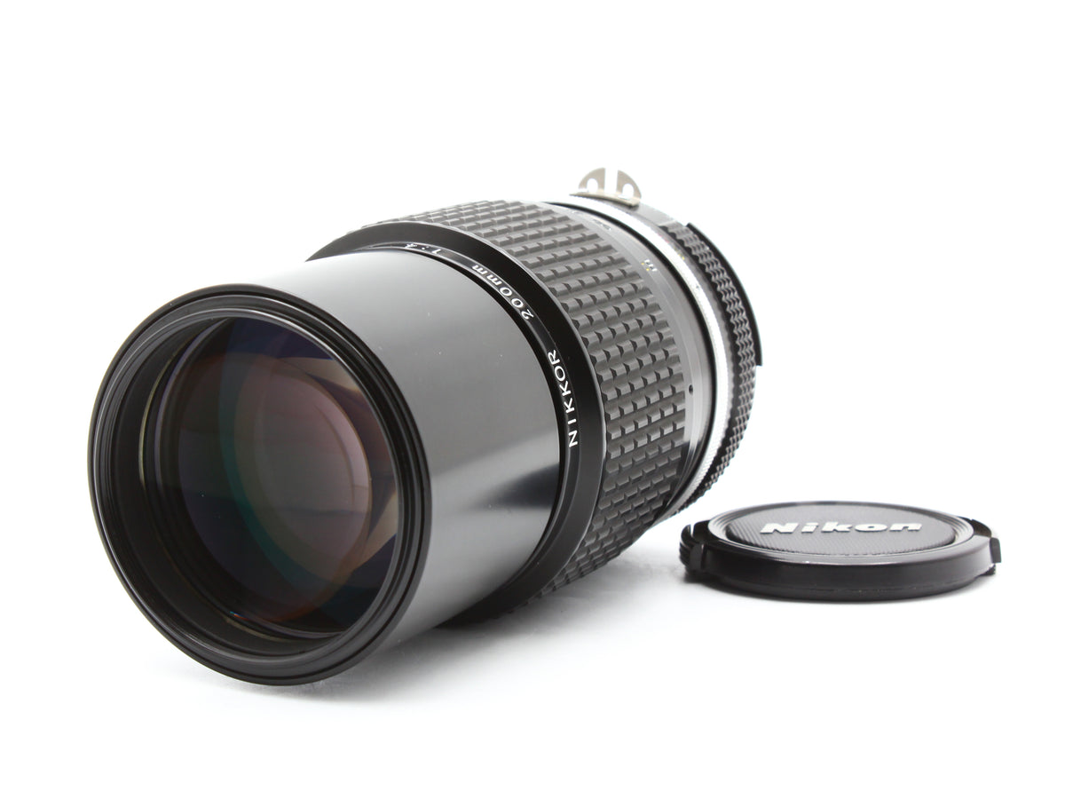 Nikon Nikkor 200mm f/4 Ai MF Telephoto Lens JAPAN【Exc+5】