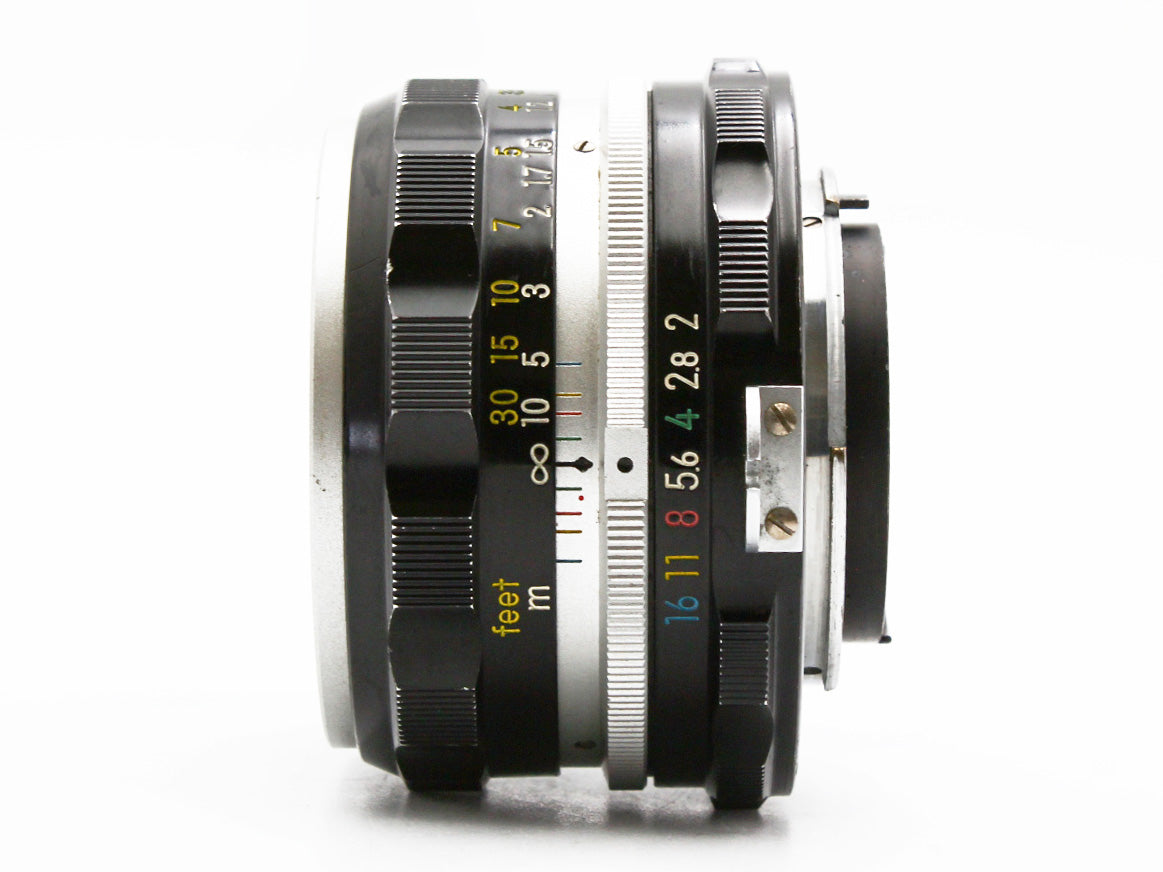 Nikon F 35mm SLR Film Camera NIKKOR-H Auto 50mm f/2 Non-Ai Lens JAPAN【Exc+4】