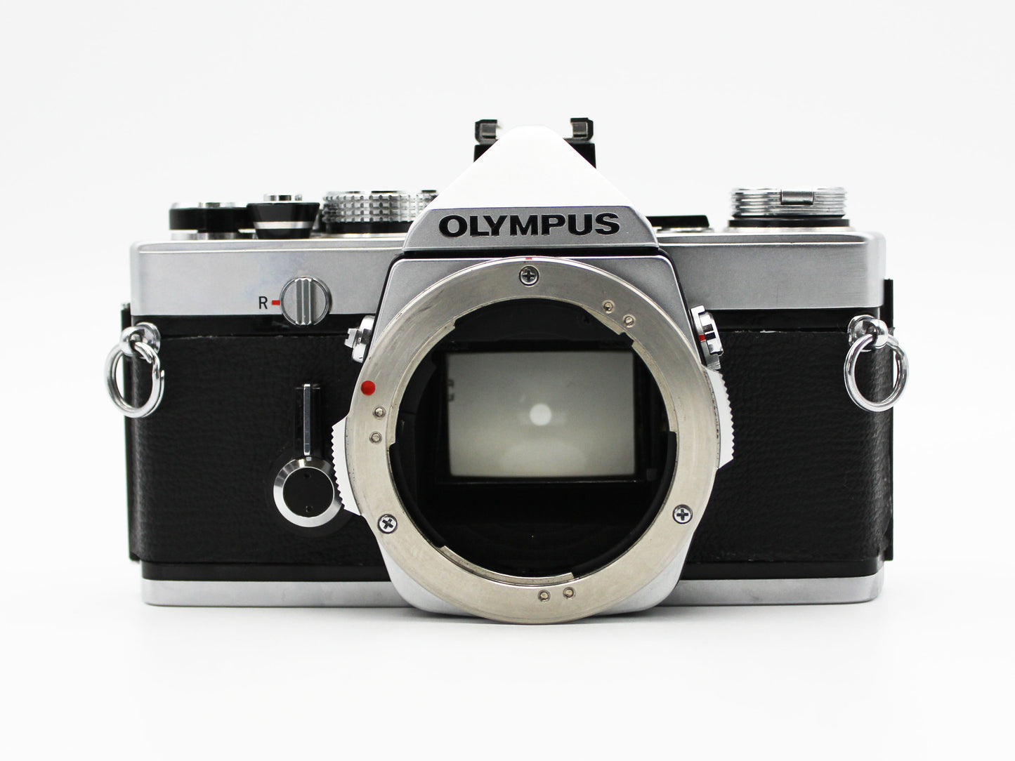 OLYMPUS OM-1 Silver 35mm SLR Film Camera Body from JAPAN【Near Mint】