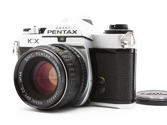 PENTAX KX 35mm SLR Film Camera SMC PENTAX 55mm f/1.8 Lens from JAPAN【VeryGood】