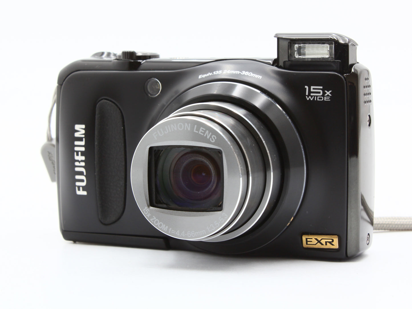 FUJIFILM FinePix F300EXR 12MP 15x Zoom Compact Digital Camera Black JAPAN【Exc+4】