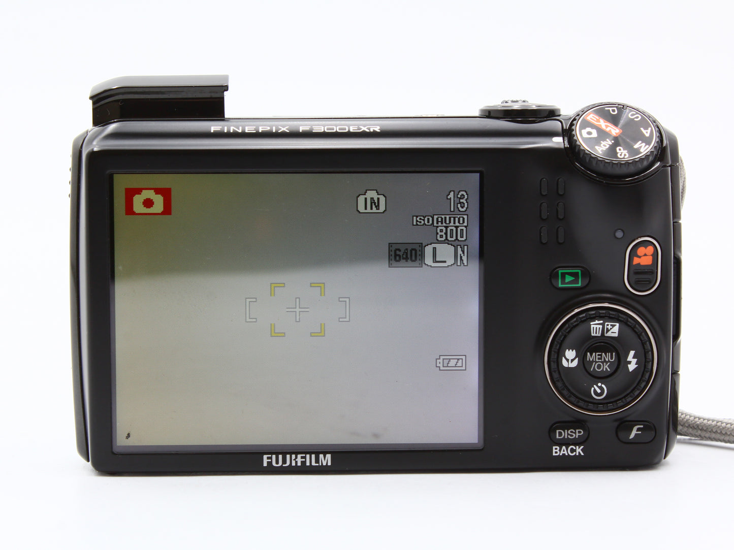 FUJIFILM FinePix F300EXR 12MP 15x Zoom Compact Digital Camera Black JAPAN【Exc+4】