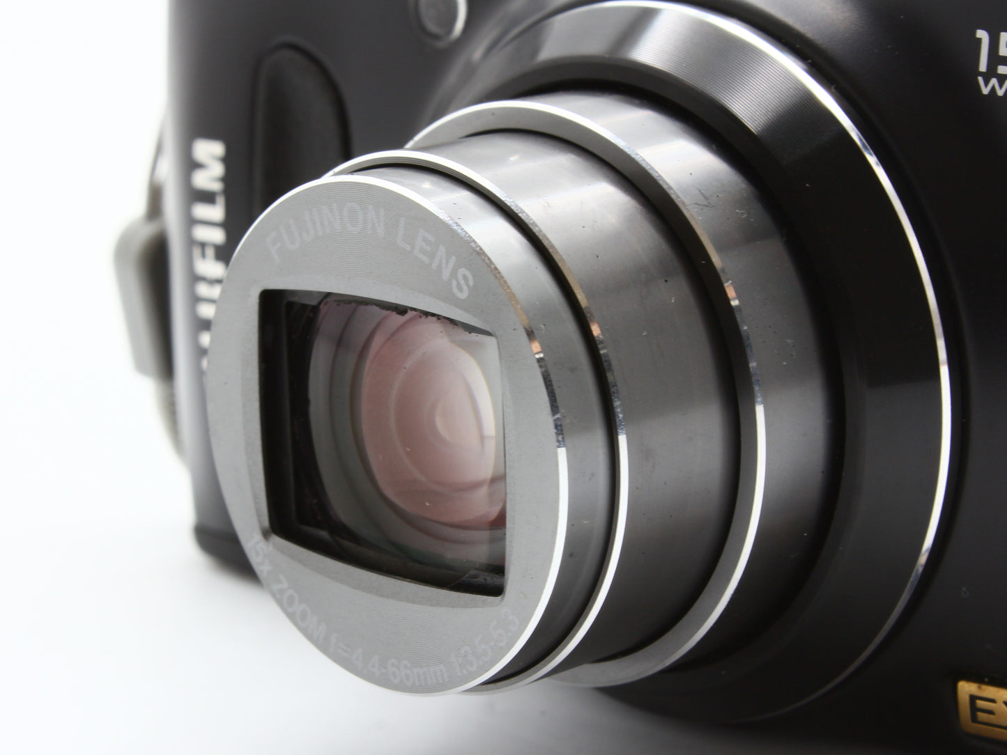 FUJIFILM FinePix F300EXR 12MP 15x Zoom Compact Digital Camera Black JAPAN【Exc+4】