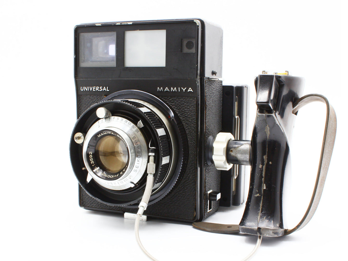 MAMIYA UNIVERSAL Rangefinder Film Camera SEKOR 100mm f/3.5 Lens JAPAN【Exc+3】