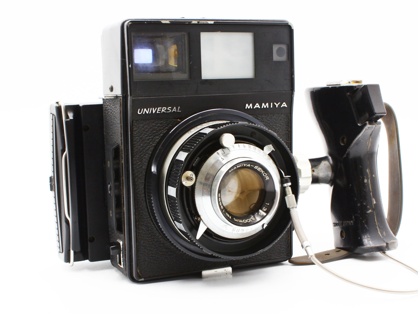 MAMIYA UNIVERSAL Rangefinder Film Camera SEKOR 100mm f/3.5 Lens JAPAN【Exc+3】