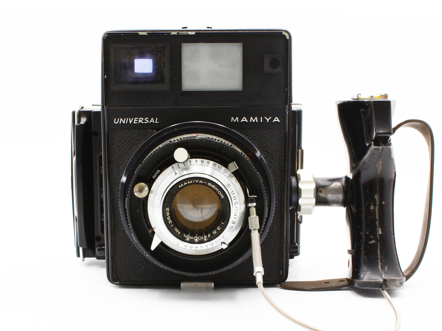MAMIYA UNIVERSAL Rangefinder Film Camera SEKOR 100mm f/3.5 Lens JAPAN【Exc+3】