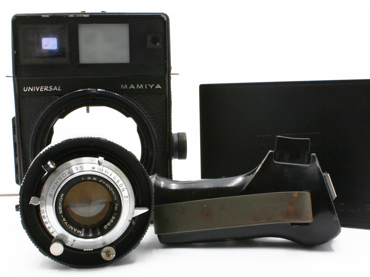 MAMIYA UNIVERSAL Rangefinder Film Camera SEKOR 100mm f/3.5 Lens JAPAN【Exc+3】