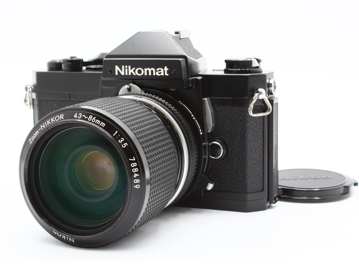 Nikon Nikomat FT2 SLR Film Camewa NIKKOR 43-86mm f/3.5 Non-Ai Lens JAPAN【Exc+4】