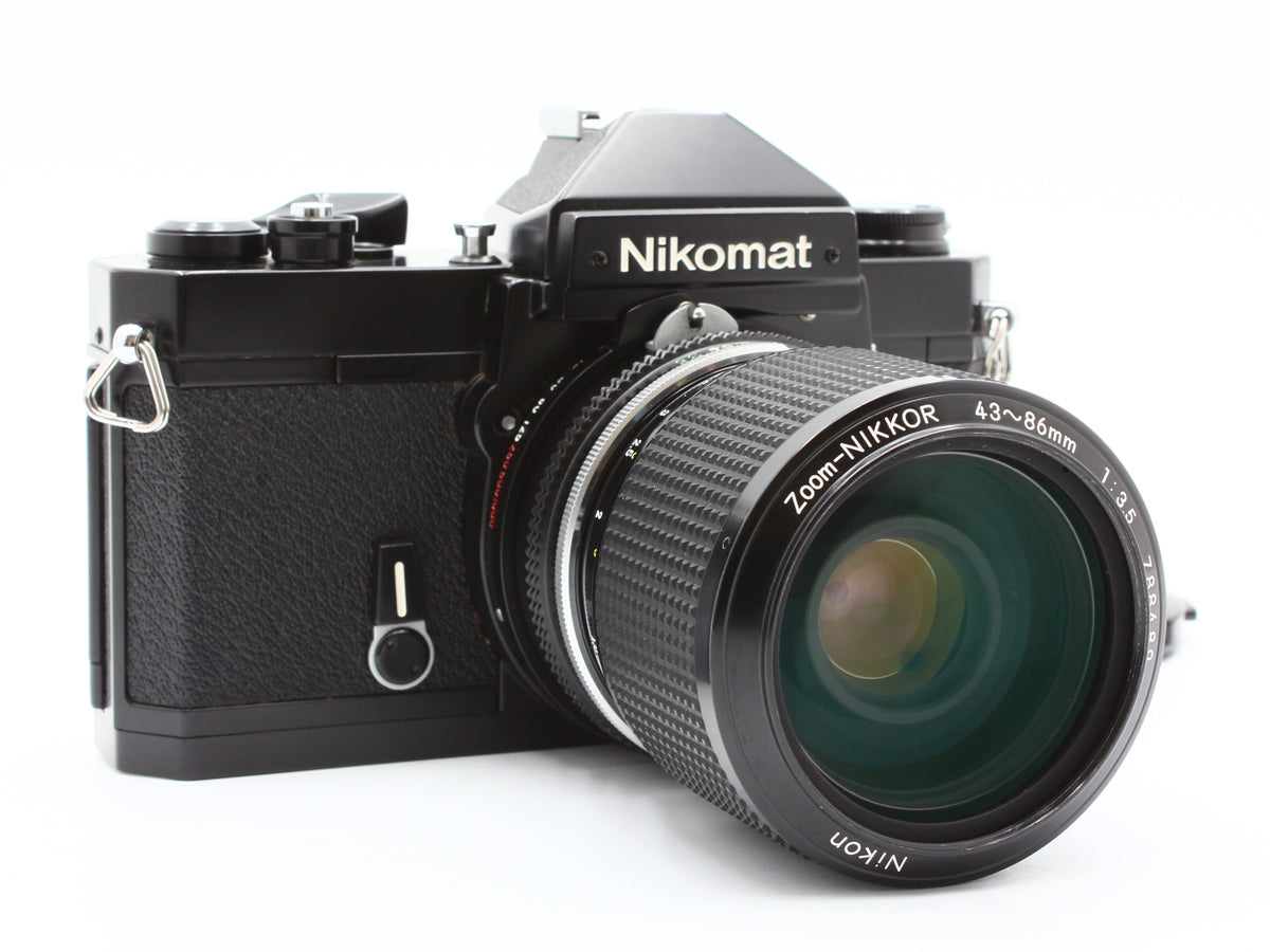 Nikon Nikomat FT2 SLR Film Camewa NIKKOR 43-86mm f/3.5 Non-Ai Lens JAPAN【Exc+4】