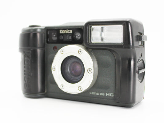 Konica Genba Kantoku lens 28 HG Panorama Film Camera【Exc+4】