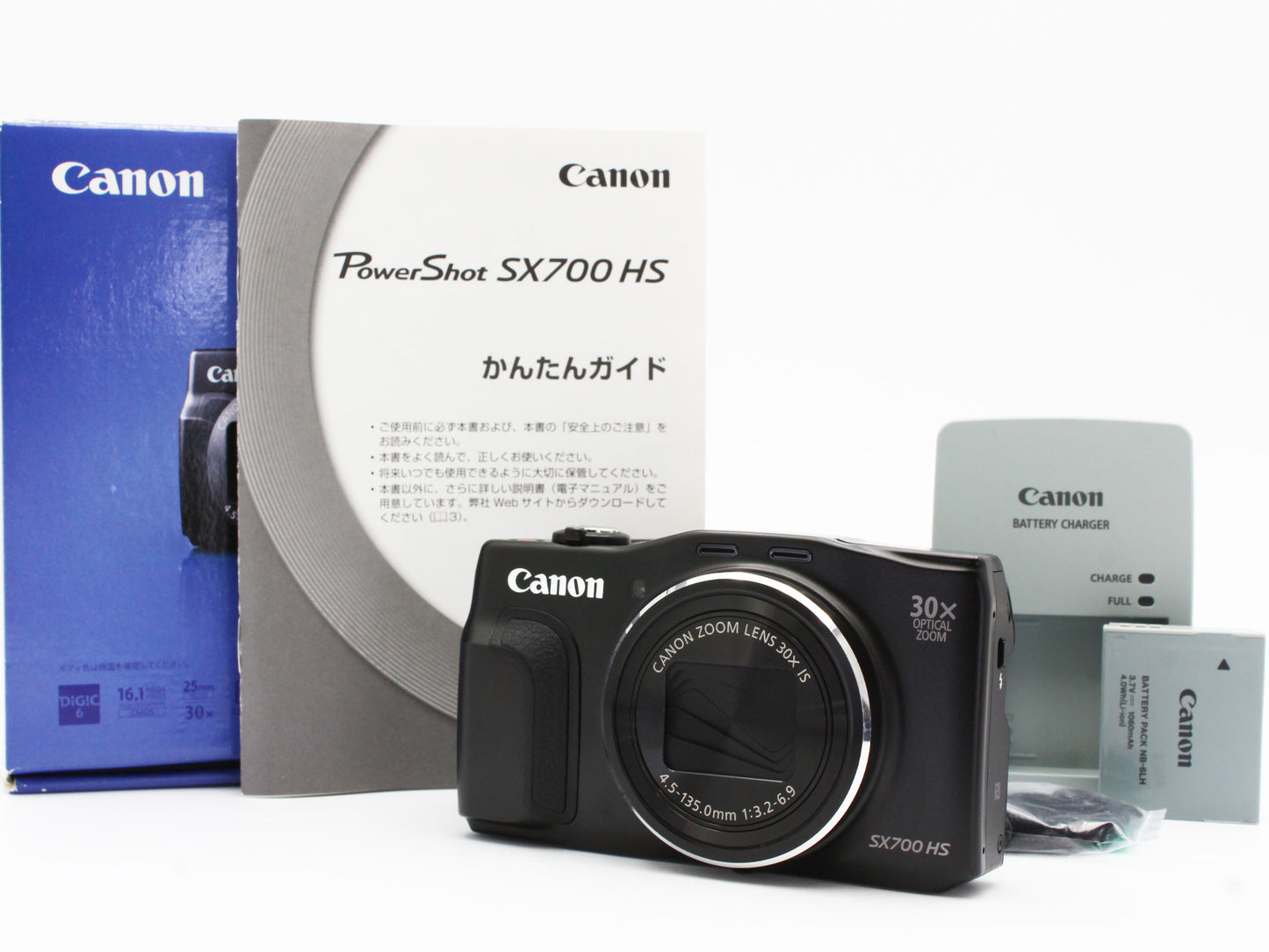 Canon PowerShot SX700 HS 16MP Digital Camera Black 30x Zoom Lens JAPAN【NearMint】