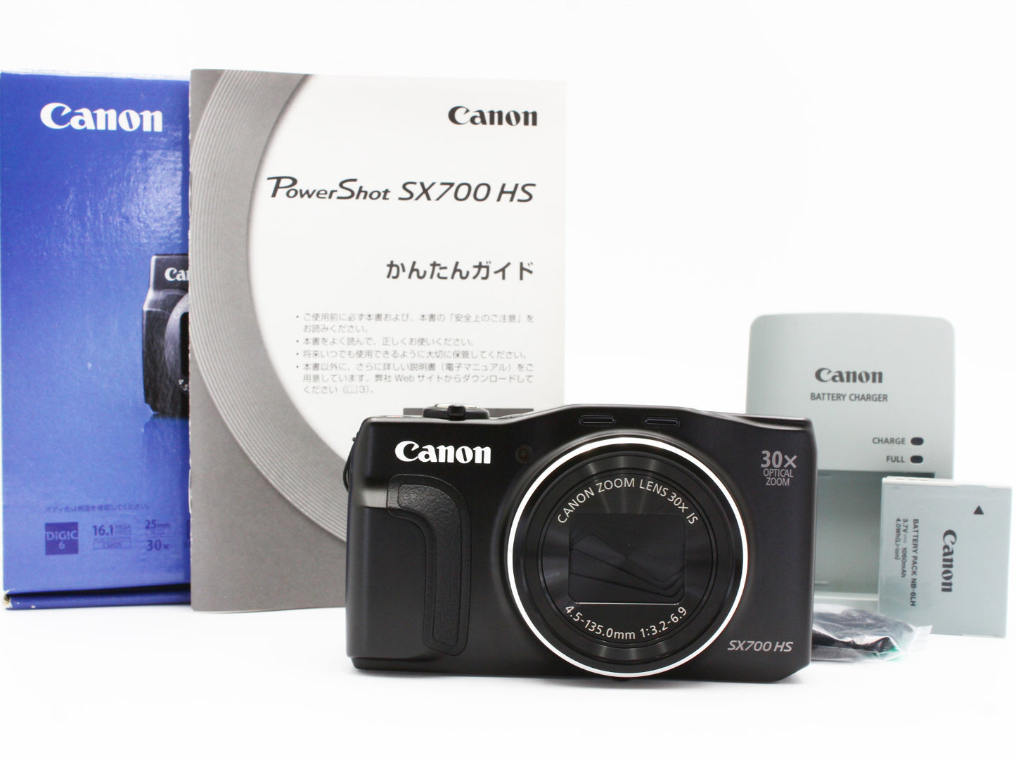 Canon PowerShot SX700 HS 16MP Digital Camera Black 30x Zoom Lens JAPAN【NearMint】