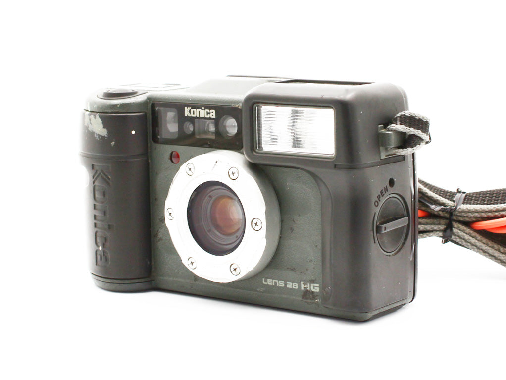 Konica Genba Kantoku 28 HG Panorama Film Camera from JAPAN【Exc+4】