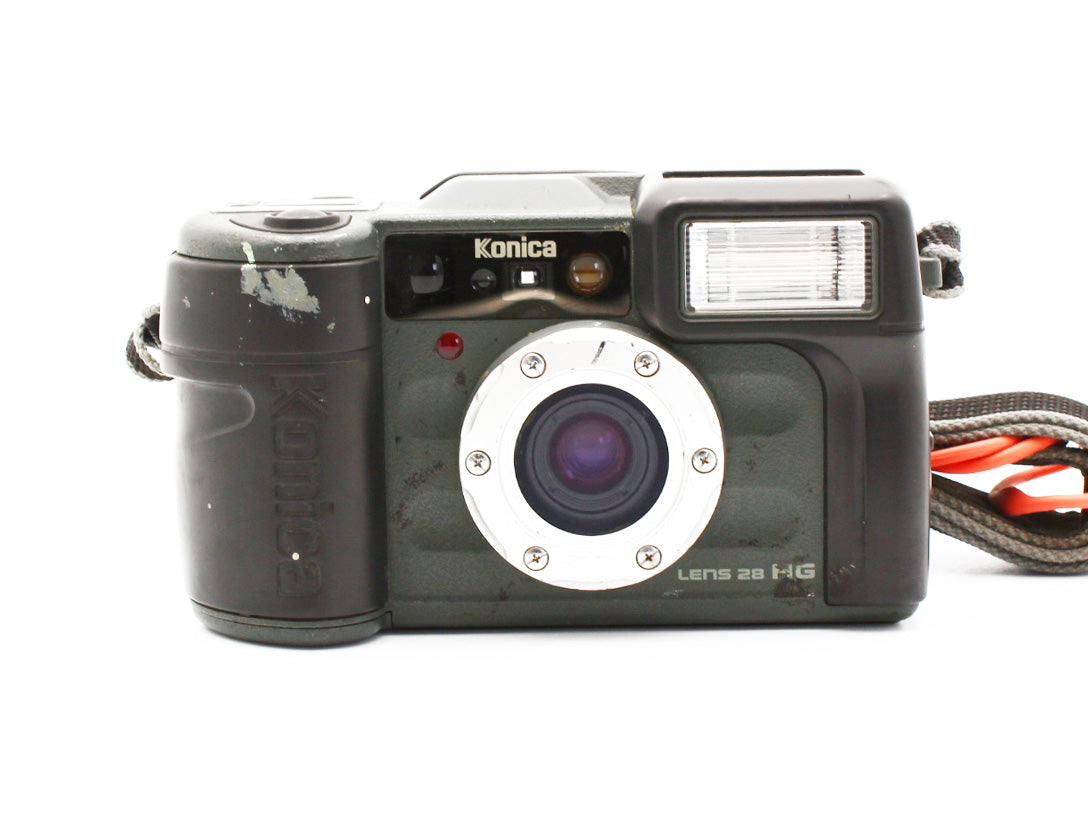 Konica Genba Kantoku 28 HG Panorama Film Camera from JAPAN【Exc+4】