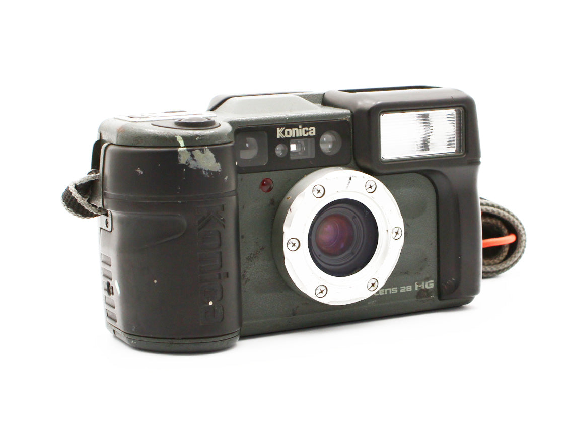 Konica Genba Kantoku 28 HG Panorama Film Camera from JAPAN【Exc+4】