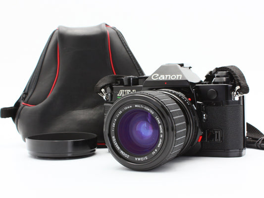 Canon AE-1 Program Camera Sigma 35-70mm f/2.8-4 Zoom Lens for Canon JAPAN【Exc+3】