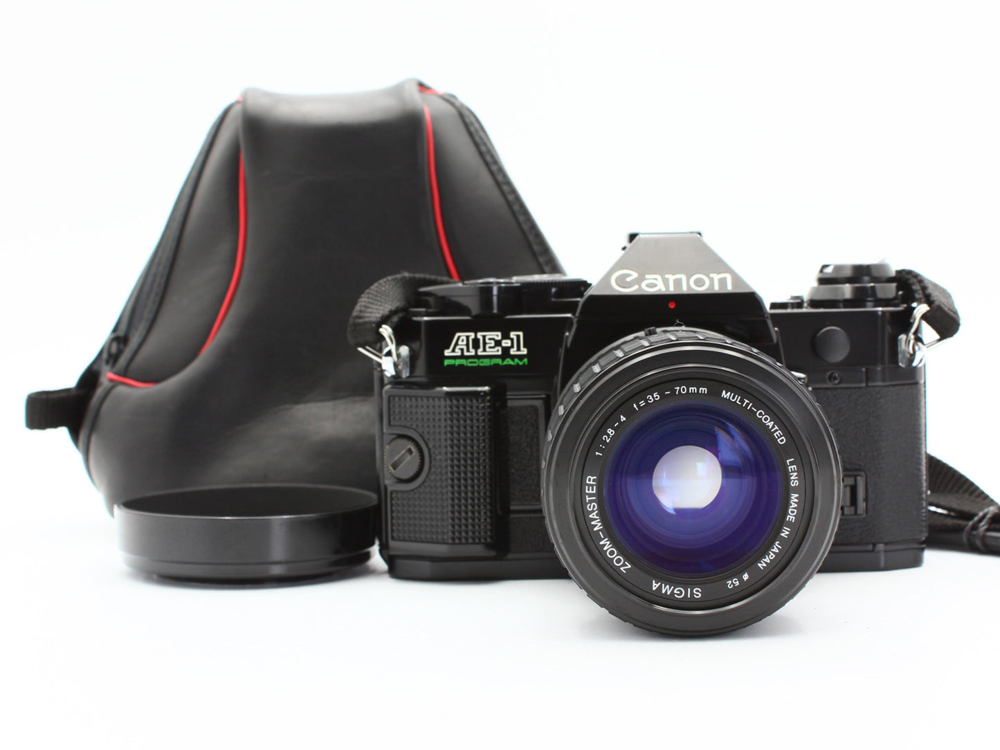 Canon AE-1 Program Camera Sigma 35-70mm f/2.8-4 Zoom Lens for Canon JAPAN【Exc+3】