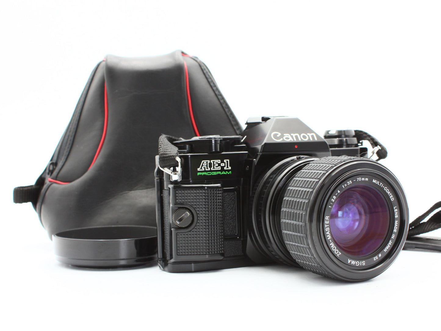 Canon AE-1 Program Camera Sigma 35-70mm f/2.8-4 Zoom Lens for Canon JAPAN【Exc+3】