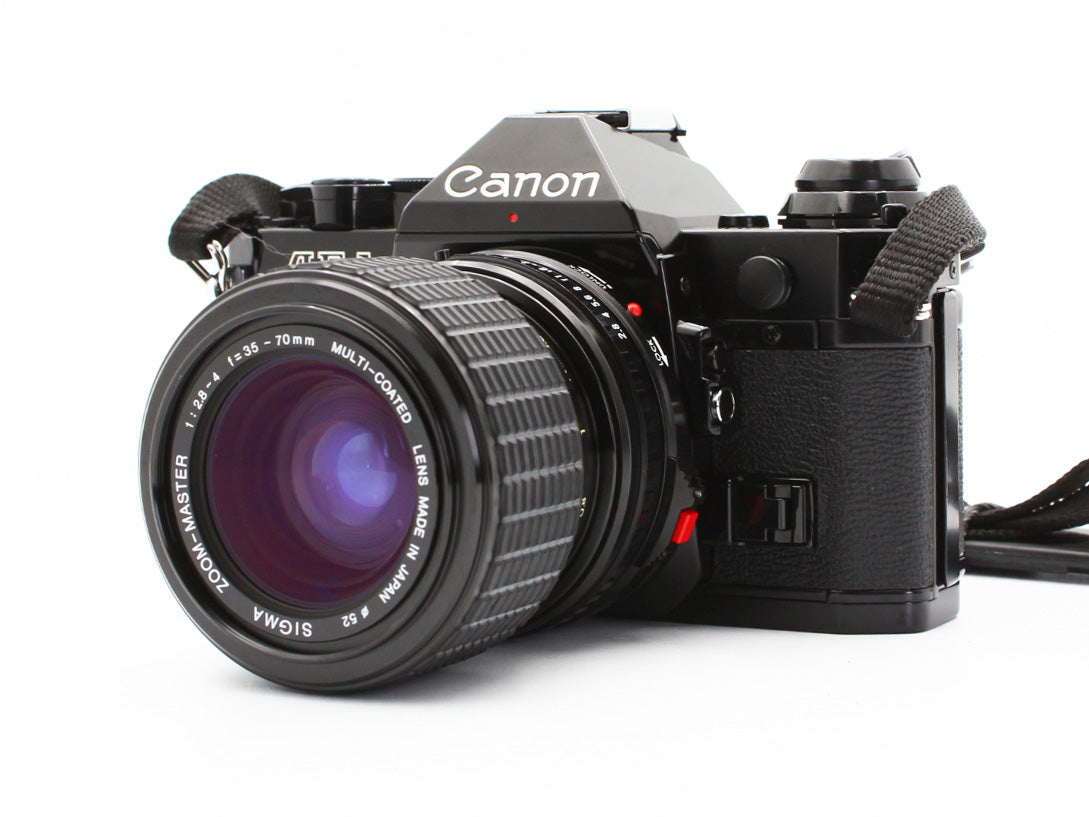 Canon AE-1 Program Camera Sigma 35-70mm f/2.8-4 Zoom Lens for Canon JAPAN【Exc+3】