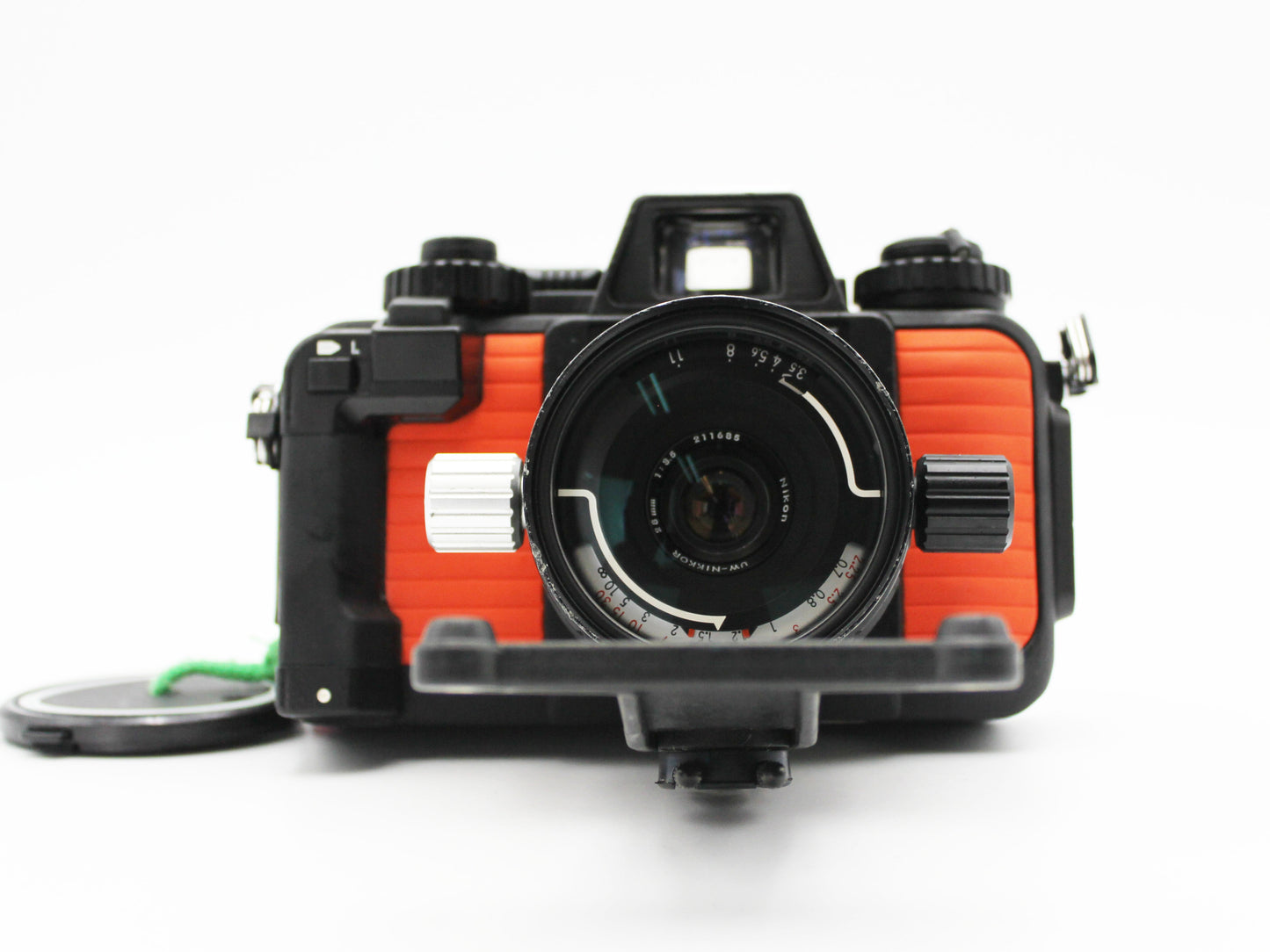 Nikon Nikonos V Orange SLR Film Camera UW Underwater 28mm f/3.5 Lens JAPAN【Exc+5】