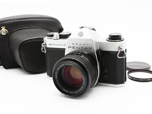 PENTAX SPOTMATIC SP F 35mm SLR Camera SMC TAKUMAR 50mm f/1.4 Lens JAPAN【Exc+4】