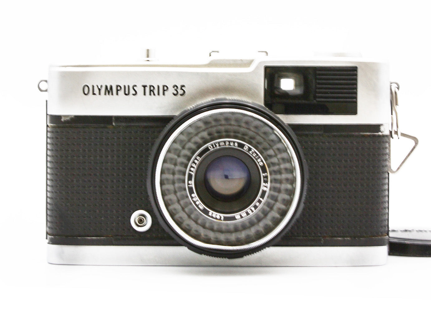 Olympus Trip 35 35mm Film Camera Silver D.Zuiko 40mm f/2.8 Lens JAPAN【Exc+4】