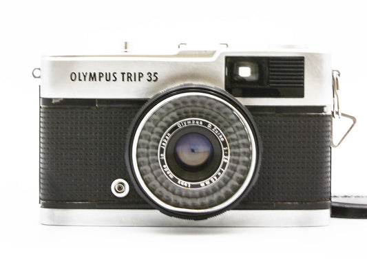 Olympus Trip 35 35mm Film Camera Silver D.Zuiko 40mm f/2.8 Lens JAPAN【Exc+4】